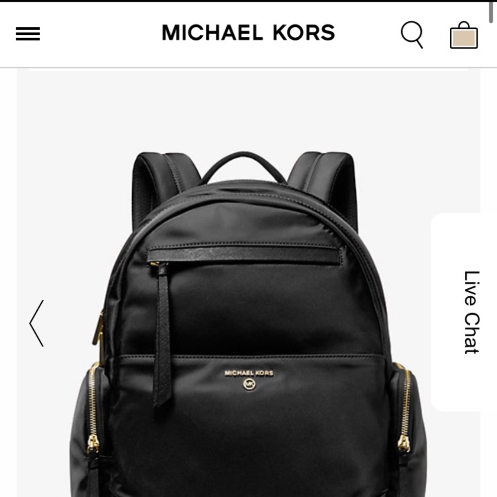 New! MICHAEL MICHAEL KORS
Prescott Large Nylon Gabardine Backpack
